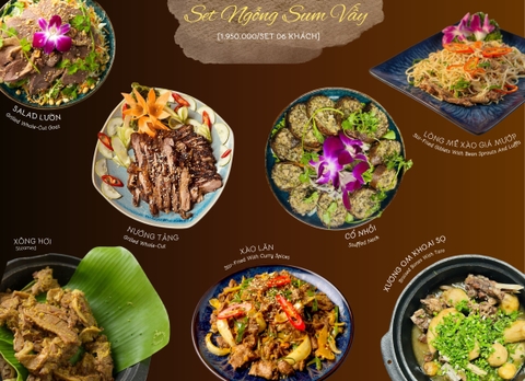 Set Ngỗng Sum Vầy - 7 món (Captain’s Goose – Seven Ways)