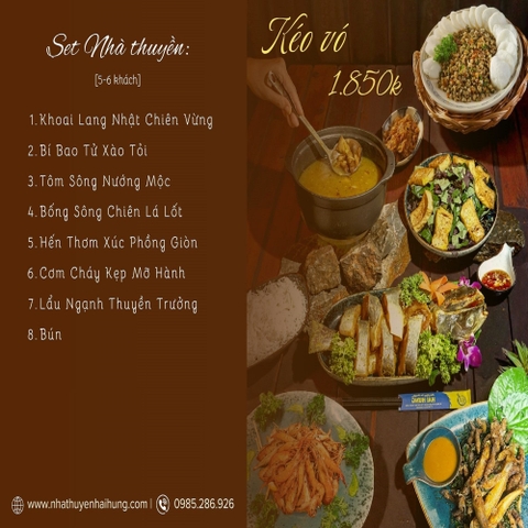 Set Nhà thuyền: Kéo vó