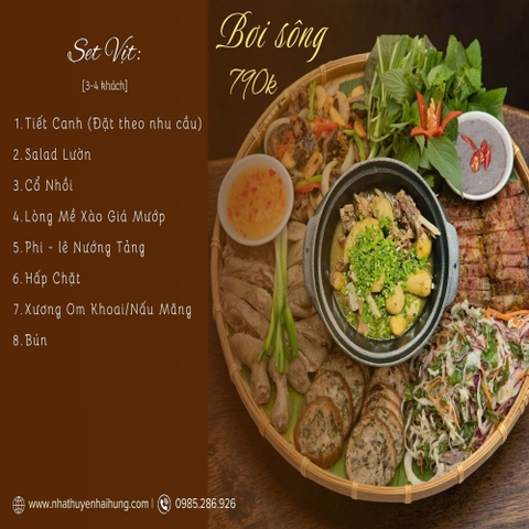 Set Vịt : Bơi sông