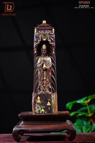 PHẬT QUAN ÂM TỬ ĐÀN ẤN 14023