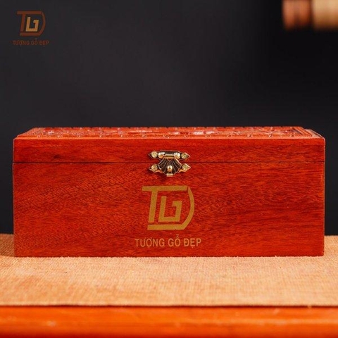 Hộp Đựng Giấy Ăn Gỗ Hương