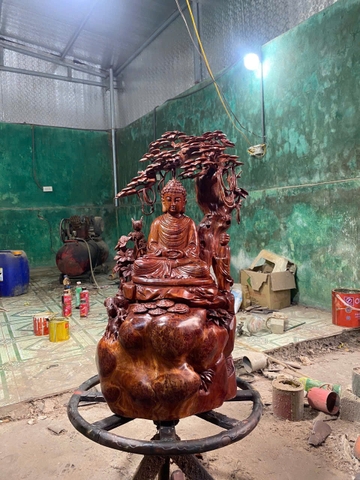 PHẬT THÍCH CA NU TỬ ĐÀN ĐỎ 16120