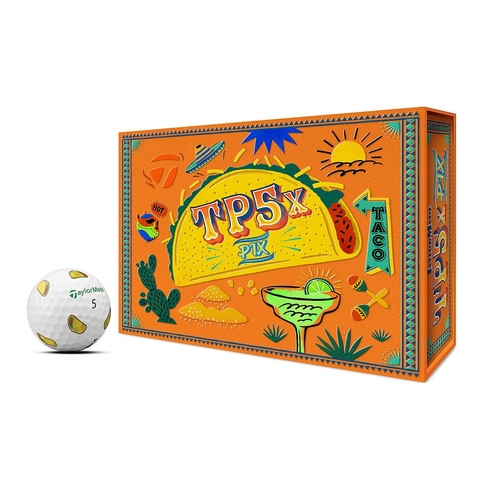 Bóng Golf TaylorMade TP5x pix3.0 Taco Ball