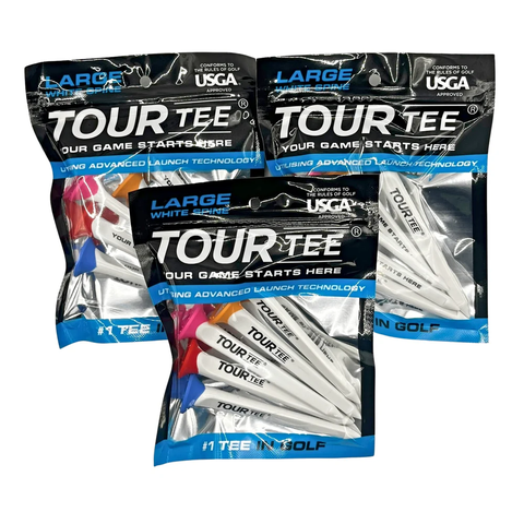Tee Golf Tour Tee Large White Spine/Original