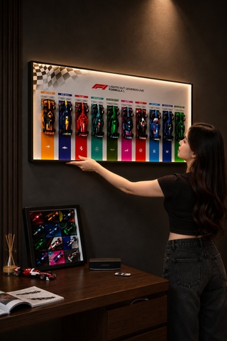 Tranh Treo Mô Hình Xe Lego Speed Champions