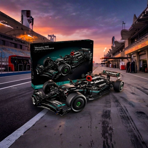 Mô Hình Xe LEGO F1 Mercedes‑AMG Tỉ Lệ 1:8