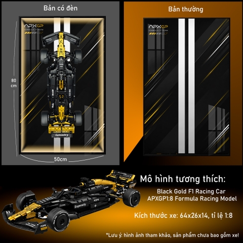 Tranh Treo Mô Hình Xe F1 APXGP Tỉ Lệ 1:8