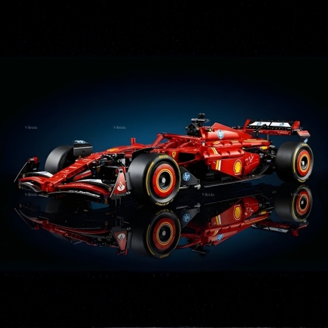 Mô Hình Xe LEGO F1 Ferrari SF‑24 Tỉ Lệ 1:8