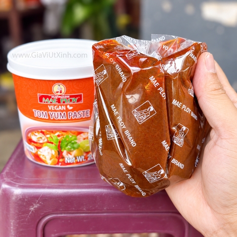GIA VỊ LẨU TOM YUM (ĂN CHAY) THÁI LAN MAE PLOY 400G - VEGAN TOM YUM PASTE
