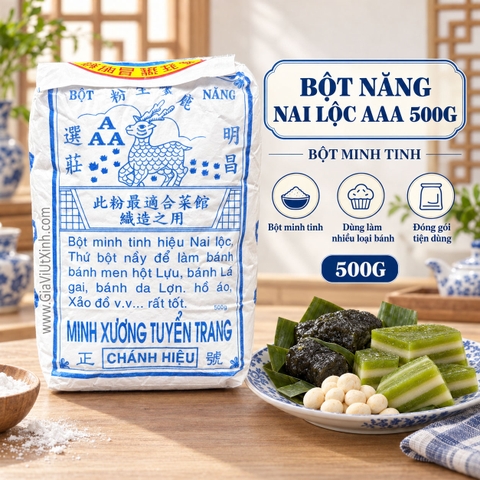 BỘT NĂNG CON NAI AAA 500G - BỘT MINH TINH HIỆU NAI LỘC