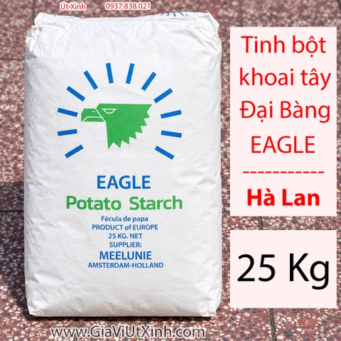 TINH BỘT KHOAI TÂY EAGLE 25KG - BỘT NĂNG HÀ LAN ĐẠI BÀNG CHÂU ÂU
