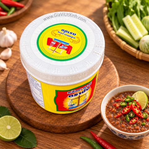 MẮM RUỐC TÔM THÁI LAN TRA CHANG 400G - SHRIMP PASTE HIỆU CÁI CÂN
