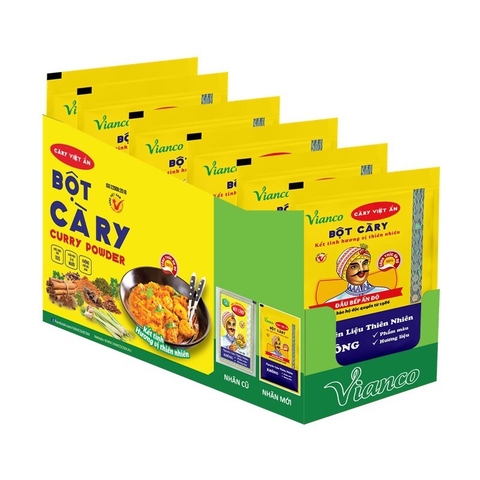 (COMBO 10 GÓI) BỘT CÀ RY VIỆT ẤN VINACO 10G - CURRY POWDER