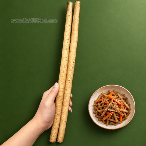 CỦ NGƯU BÀNG TƯƠI 1KG (NGUYÊN CÂY)