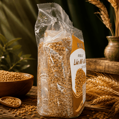 HẠT LÚA MÌ ÚC NUTS TALK 500G - NGUYÊN HẠT LÀM BÁNH, NẤU CHÁO