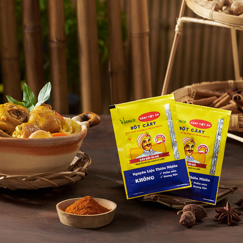 (COMBO 10 GÓI) BỘT CÀ RY VIỆT ẤN VINACO 10G - CURRY POWDER