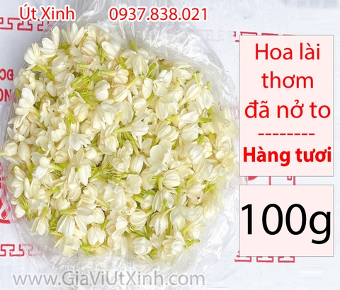 BÔNG HOA LÀI TƯƠI NỞ TO 100G- 250G- 500G – HOA NHÀI THƠM ĐẬM