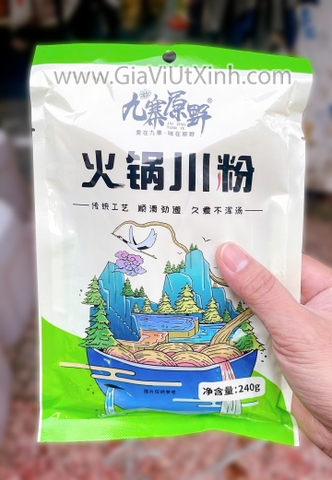 MIẾN DẸT KHOAI LANG NẤU LẨU TỨ XUYÊN – 240G – JIU ZHAI YUAN YE