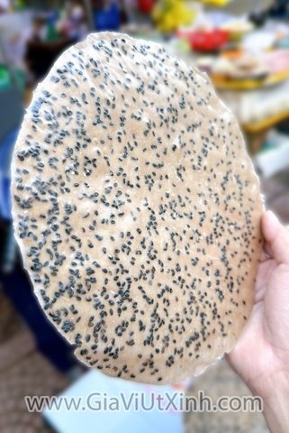 BÁNH ĐA MÈ ĐEN 50 CÁI– BÁNH TRÁNG MÈ NHIỀU NƯỚC CỐT DỪA– MÃ A85