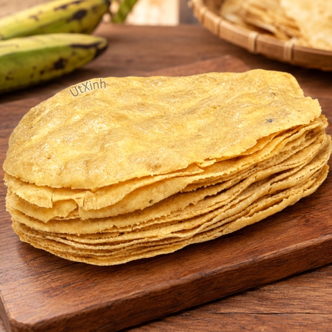 BÁNH TRÁNG CHUỐI (CHƯA NƯỚNG) - BÁNH PHỒNG CHUỐI (50 CÁI)