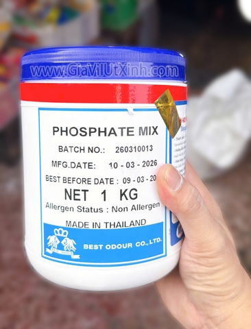 PHOSPHATE MIX BEST ODOUR 1KG - PHỤ GIA GIÒN DAI, GIỮ NƯỚC