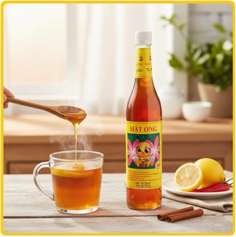 MẬT ONG TÂY BẮC NGUYÊN CHẤT BẢO CHÂU 650ML
