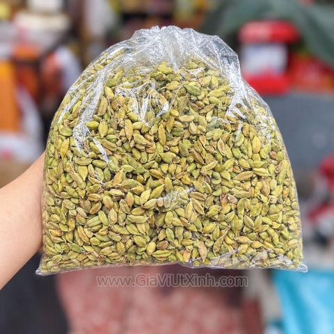 THẢO QUẢ XANH 500G- 1KG - BẠCH ĐẬU KHẤU XANH - GREEN CARDAMOM - HẠT BƯỞI ẤN ĐỘ