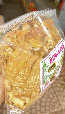 MĂNG LÁ KHÔ ĐẶC SẢN TUYÊN QUANG 1KG - MIẾNG NGẮN, NẤU CANH, BÚN, MIẾN