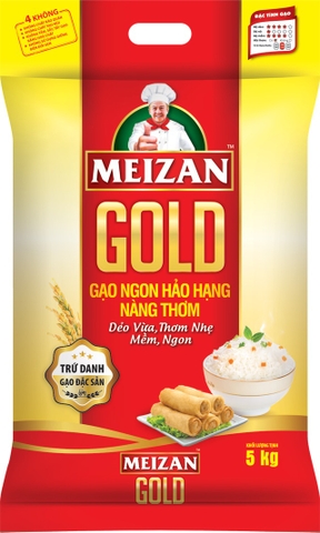 GẠO NGON HẢO HẠNG NÀNG THƠM MEIZAN GOLD 5KG