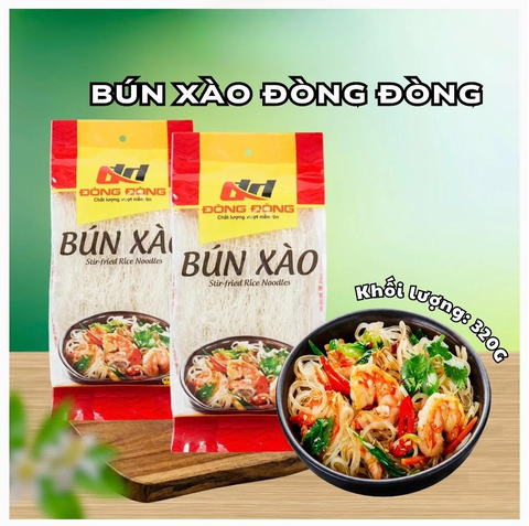 BÚN XÀO ĐÒNG ĐÒNG 320GR - STIR-FRIED RICE NOODLES