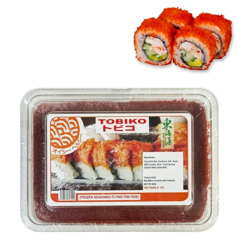 TRỨNG CÁ CHUỒN ĐỎ TOBIKO NHẬT BẢN 500G (LOẠI 1) - MÃ A475