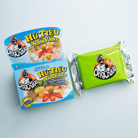 VIÊN GIA VỊ HỦ TIẾU NAM VANG ÔNG CHÀ VÀ 75G - LỐC 12 HỘP