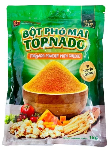 BỘT PHÔ MAI VỊ TRUYỀN THỐNG TORNADO 1KG – TORNADO POWDER WITH CHEESE