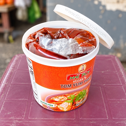 GIA VỊ LẨU TOM YUM (ĂN CHAY) THÁI LAN MAE PLOY 400G - VEGAN TOM YUM PASTE