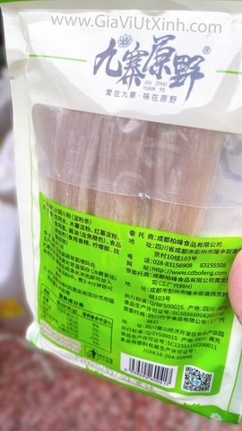 MIẾN DẸT KHOAI LANG NẤU LẨU TỨ XUYÊN – 240G – JIU ZHAI YUAN YE