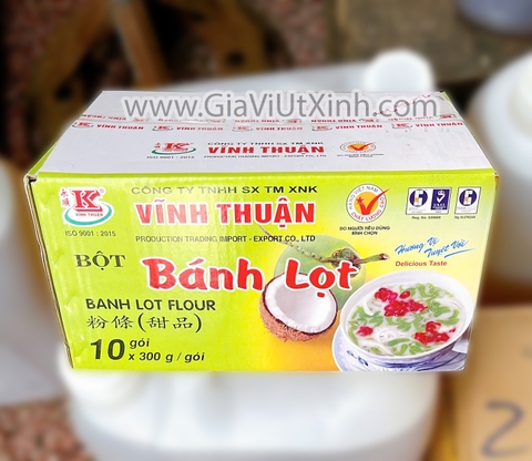 BỘT BÁNH LỌT VĨNH THUẬN 300G – BỘT LÀM CHÈ BÁNH LỌT NƯỚC CỐT DỪA [NT]