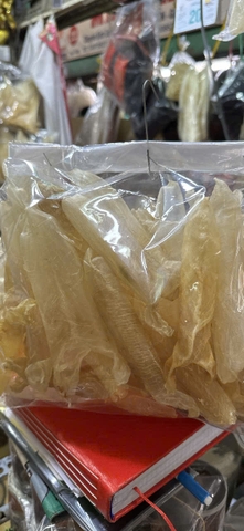 BONG BÓNG CÁ CHẼM KHÔ CHƯA CHIÊN – DRIED SEA BASS FISH MAW (MÃ A4500)