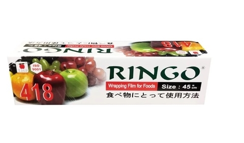MÀNG BỌC THỰC PHẨM CUỘN LỚN RINGO ST418 THP (45CM X 275M)