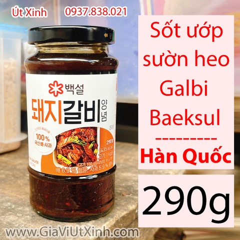 SỐT ƯỚP SƯỜN HEO HÀN QUỐC 290G – SỐT GALBI FOR PORK BAEKSUL