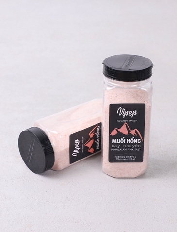 MUỐI HỒNG VIPEP XAY NHUYỄN 500G - HIMALAYAN PINK SALT
