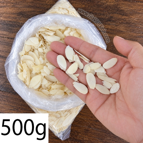 HẠNH NHÂN SỐNG CẮT LÁT 500G - 1KG – ALMOND SLICES