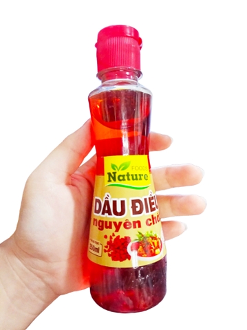 DẦU ĐIỀU NGUYÊN CHẤT NATURE FOODS 250ML