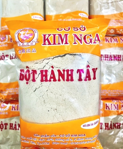 BỘT HÀNH TÂY KIM NGA 500G – ONION POWDER NGUYÊN CHẤT, TẨM ƯỚP THỊT