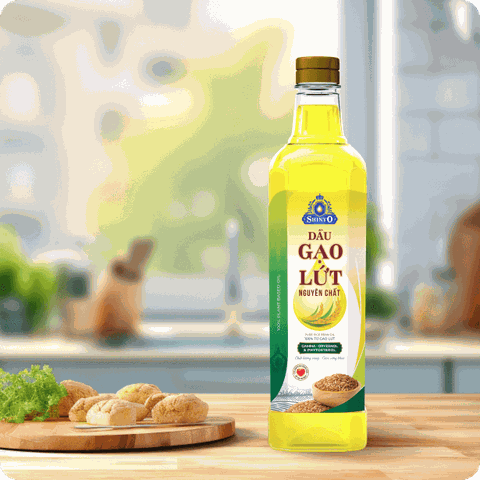 DẦU GẠO LỨT NGUYÊN CHẤT SHINYO 1 LÍT