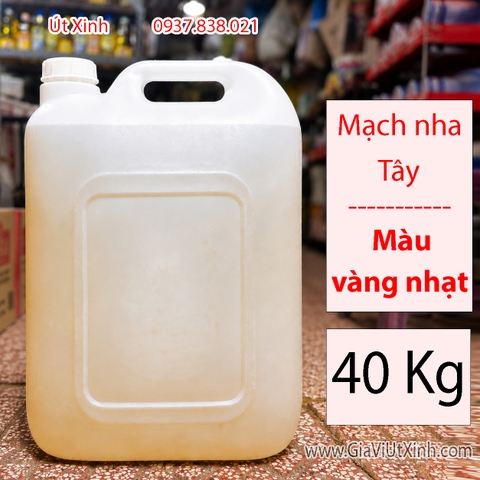 MẠCH NHA TÂY CAN 40KG – MÀU VÀNG NHẠT – RICE MALT SYRUP