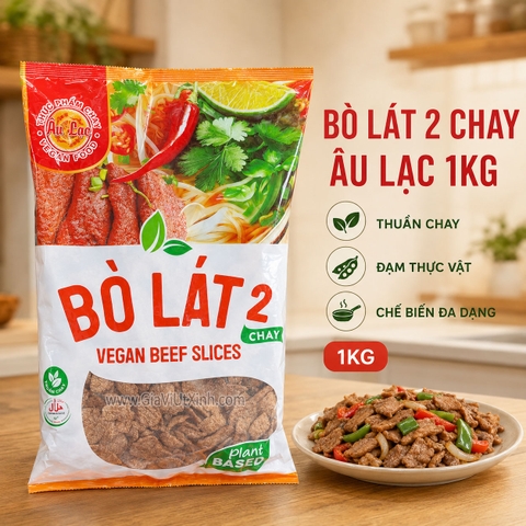 BÒ LÁT 2 CHAY ÂU LẠC 1KG - ĐẠM THỰC VẬT