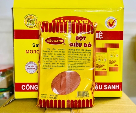 BỘT ĐIỀU ĐỎ HẬU SANH 500G - RED ANNATTO POWDER