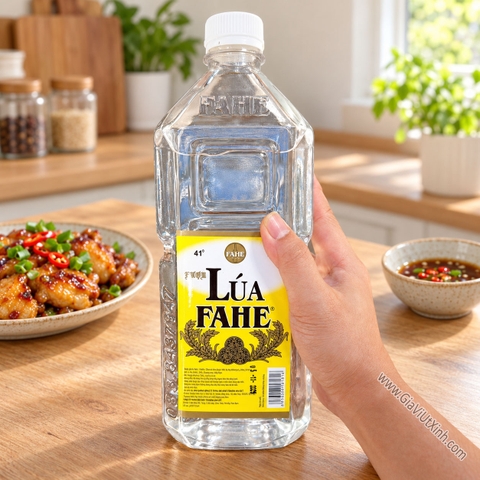 RƯỢU NẤU ĂN LÚA FAHE 2 LÍT 41 ĐỘ – RƯỢU TRẮNG DÙNG CHẾ BIẾN MÓN ĂN