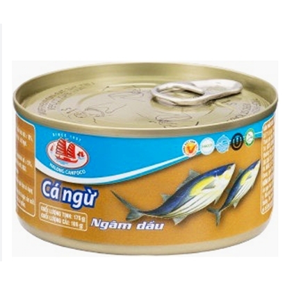 CÁ NGỪ NGÂM DẦU HẠ LONG 175G – TUNA IN VEGETABLE OIL