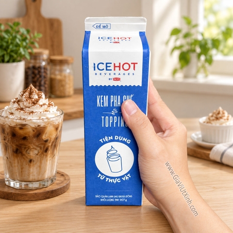 KEM PHA CHẾ RICH’S ICEHOT BEVERAGE & TOPPING 907G - KEM ĐÁNH BÔNG